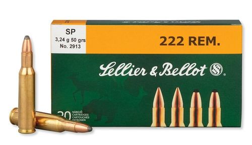 Sellier and Bellot 222 Rem 50 Grain SP (20)