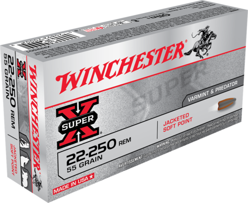 Winchester 22-250 Rem 55 Grain SP (20)